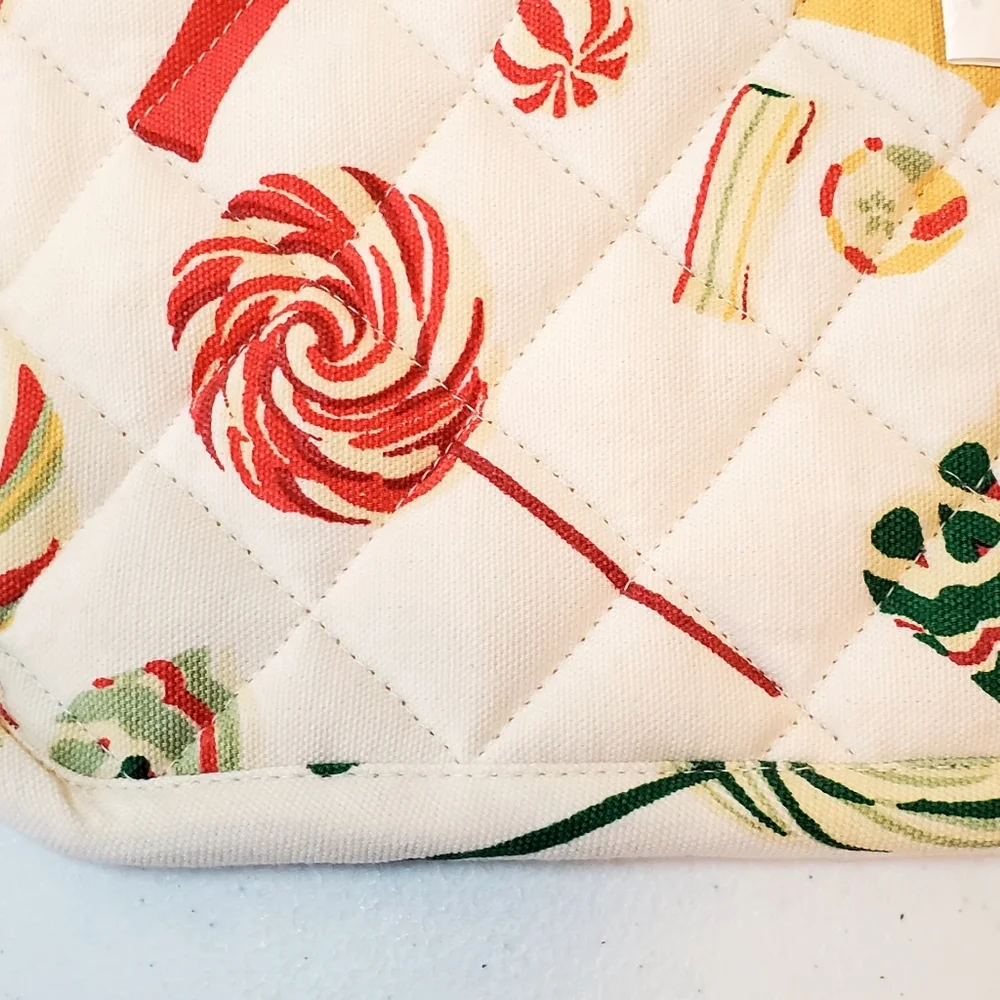 Crate & Barrel Candy Potholder Set